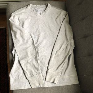 Grey lululemon crewneck sweatshirt
